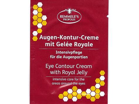 Remmele's Propolis Augen-Kontur-Creme mit Gelée Royale, Probesachet 2 ml