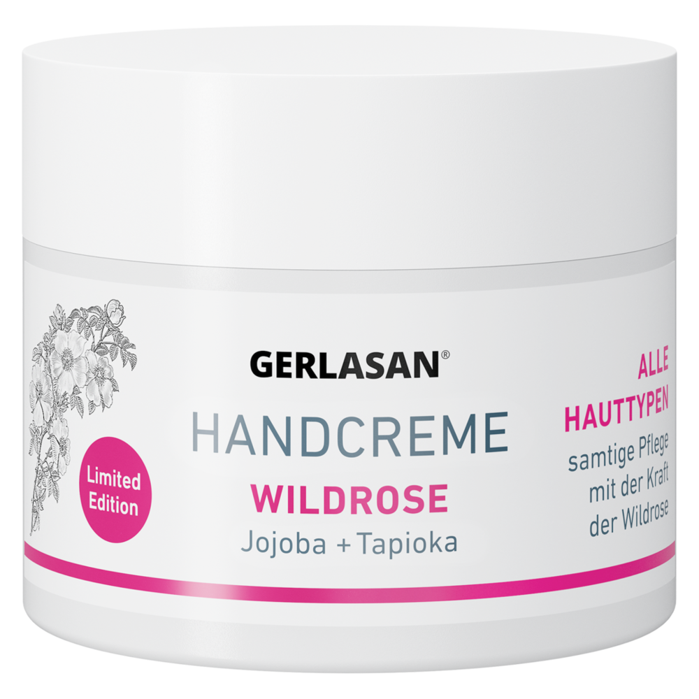 GERLASAN® Handcreme, Limited Edition mit Wildrose, 50 ml Tiegel
