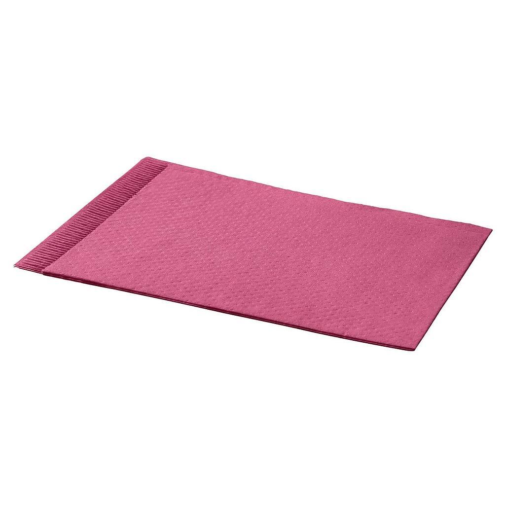 Akzenta ONE® Top Safe Patientenservietten 33 x 45 cm, flamingo-fuchsia, 3-lagig, Pack à 50 Stück