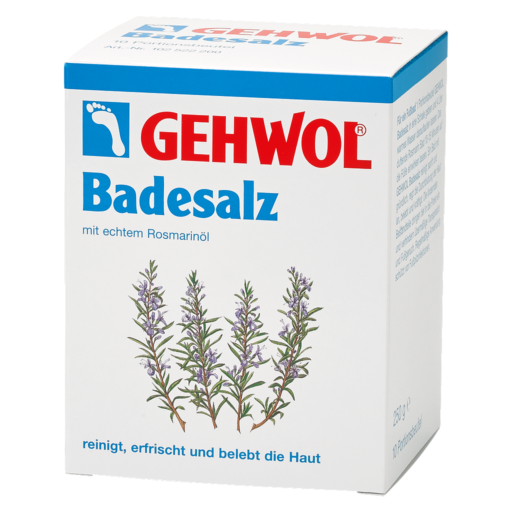 GEHWOL® Badesalz mit Rosmarinöl, 10 Portionen-Beutel à 25 g