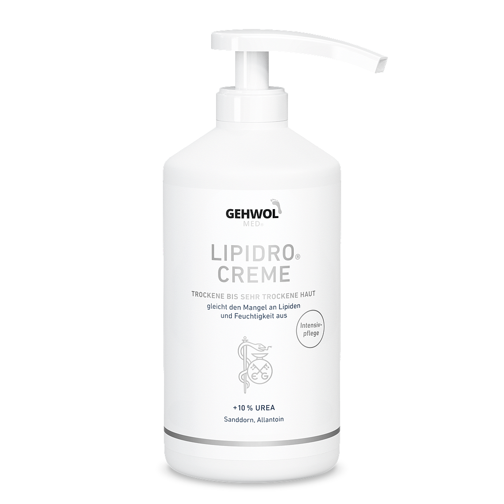 GEHWOL MED® Lipidro® Creme, mit 10% Urea, 500 ml