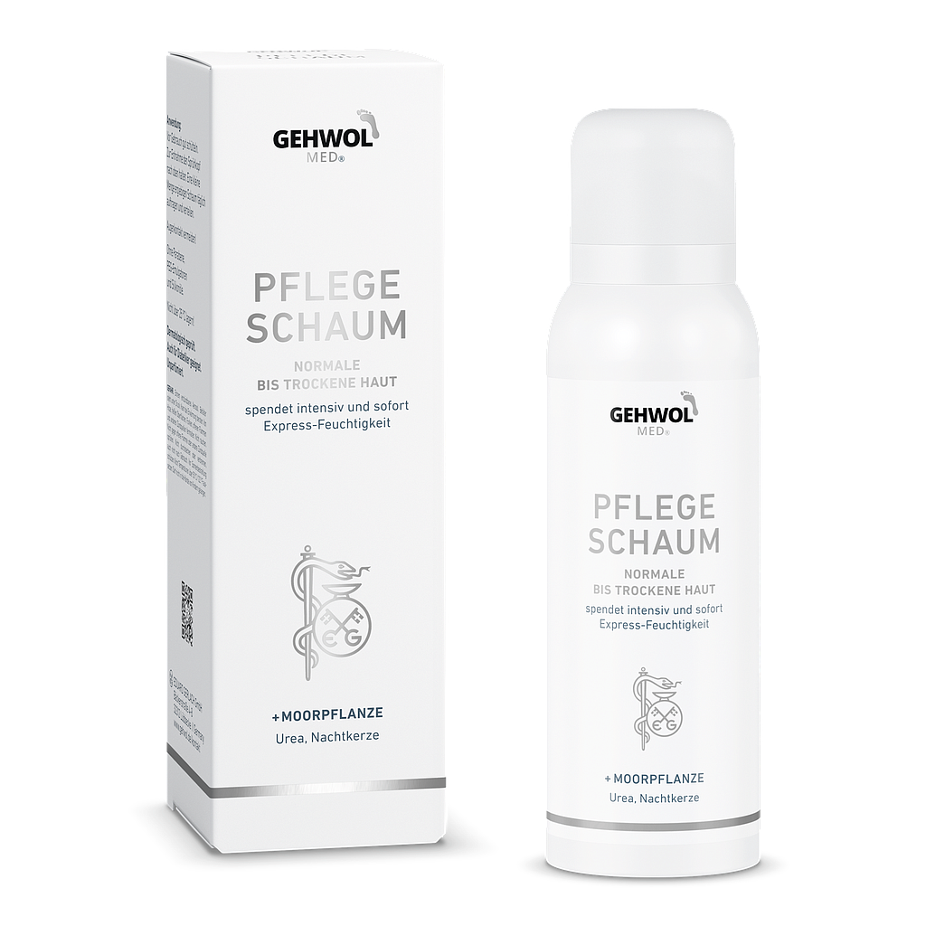 GEHWOL MED® Pflege Schaum (ehemals Express Pflege-Schaum), 125 ml - lieferbar ab ca. 10.3.26