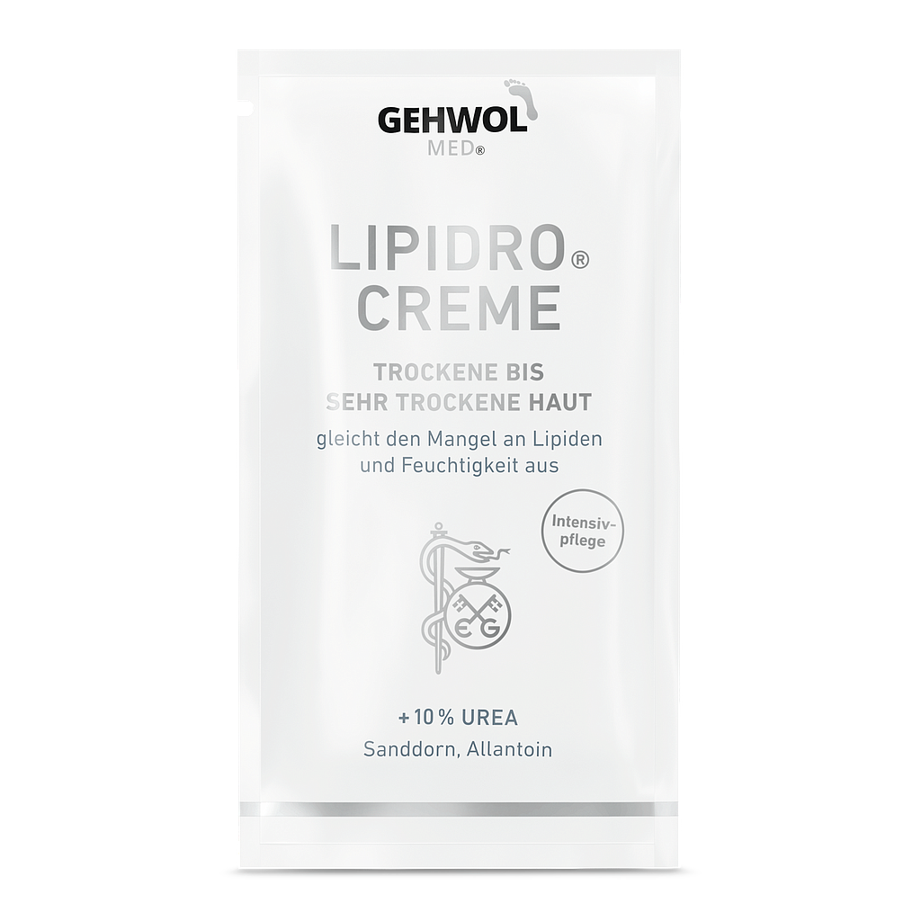 Probe GEHWOL MED® Lipidro® Creme, mit 10% Urea, 5ml