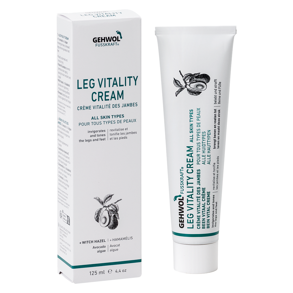 GEHWOL FUSSKRAFT® Vitalité des jambes, GW FK Bein Vital, 125 ml F/GB/NL/D