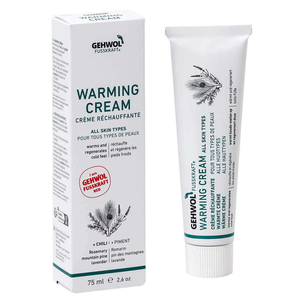 GEHWOL FUSSKRAFT® Crème Réchauffante (rouge), GW FK Wärme Creme (rot trockene Haut), 75 ml F/GB/NL/D