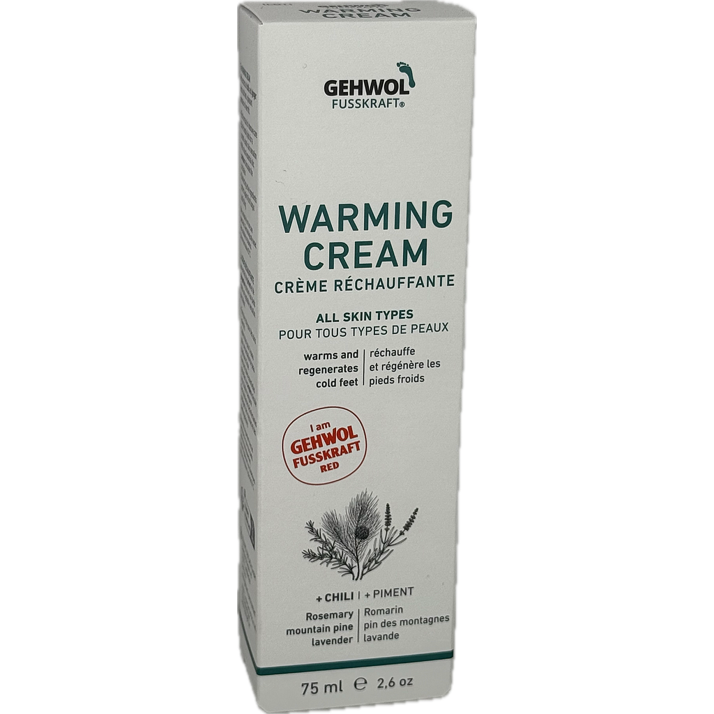 GEHWOL FUSSKRAFT® Crème Réchauffante (rouge), GW FK Wärme Creme (rot trockene Haut), 75 ml F/GB/NL/D