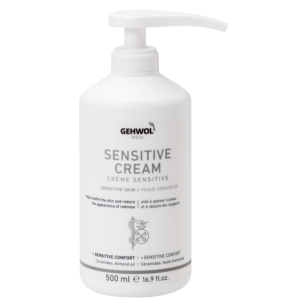 GEHWOL MED® Crème Sensitive, GEHWOL MED® Crema Sensitiva, GEHWOL MED® Sensitive Creme, 500 ml GB/F/NL/I/D