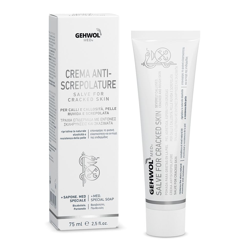 GEHWOL MED® Crema antiscrepolature, GW MED® Schrunden Salbe, 75 ml I/GR/GB/ES
