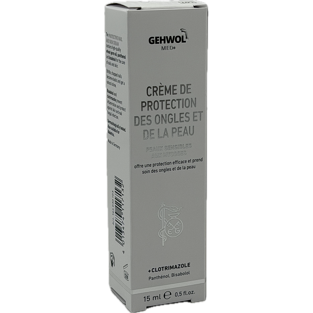 GEHWOL MED® Crème de protection des ongles et de la peau, GW MED® Nagel- und Hautschutz Creme, 15 ml GB/F