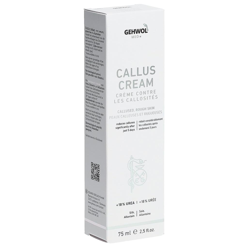GEHWOL MED® Crème contre les callosités, avec 18% urée, GW MED Hornhaut Creme, mit 18% Urea, 75 ml GB/F/NL/D