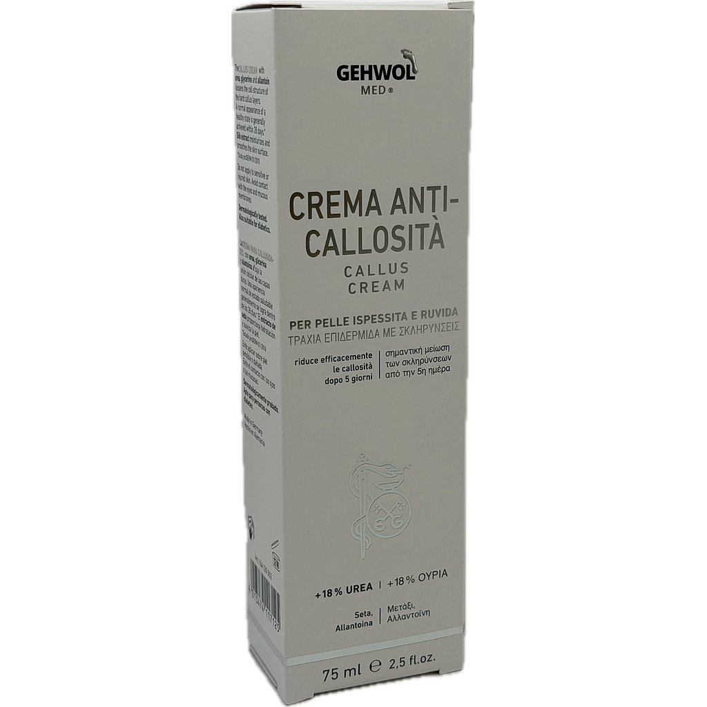 GEHWOL MED® Crema anticallosità, GW MED® Hornhaut Creme, 75 ml I/GR/GB/ES