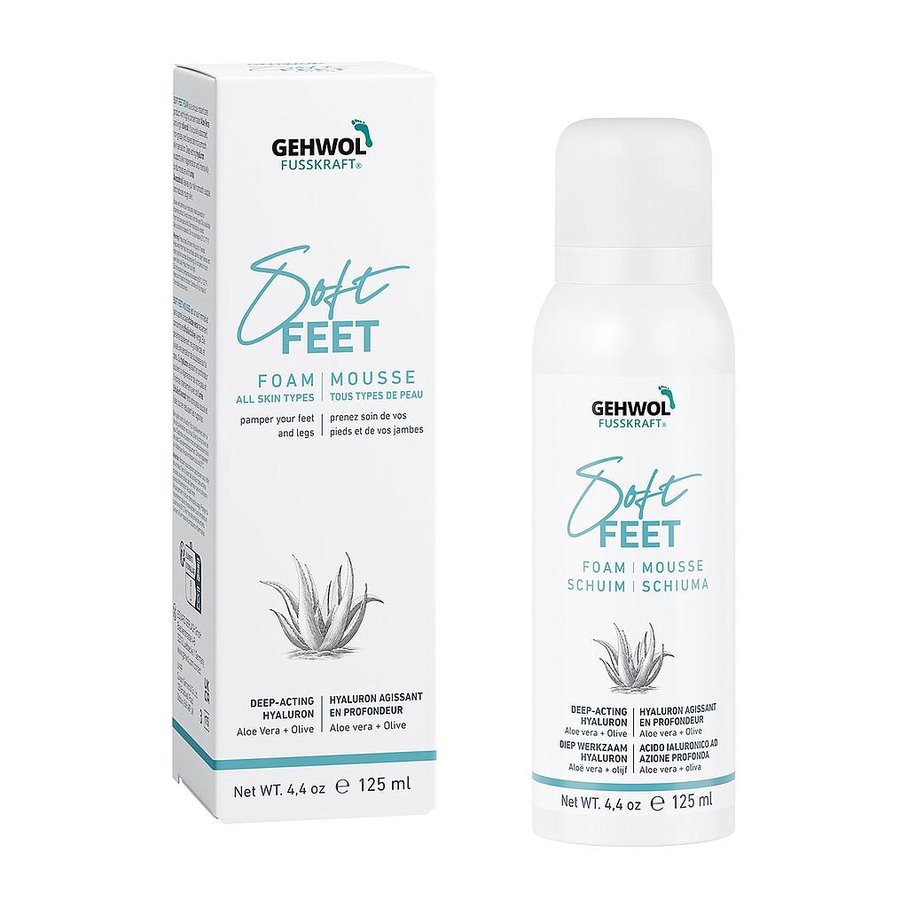 GEHWOL FUSSKRAFT® Soft Feet Mousse / Schiuma, GW FK SF Schaum, 125ml GB/F/I/NL