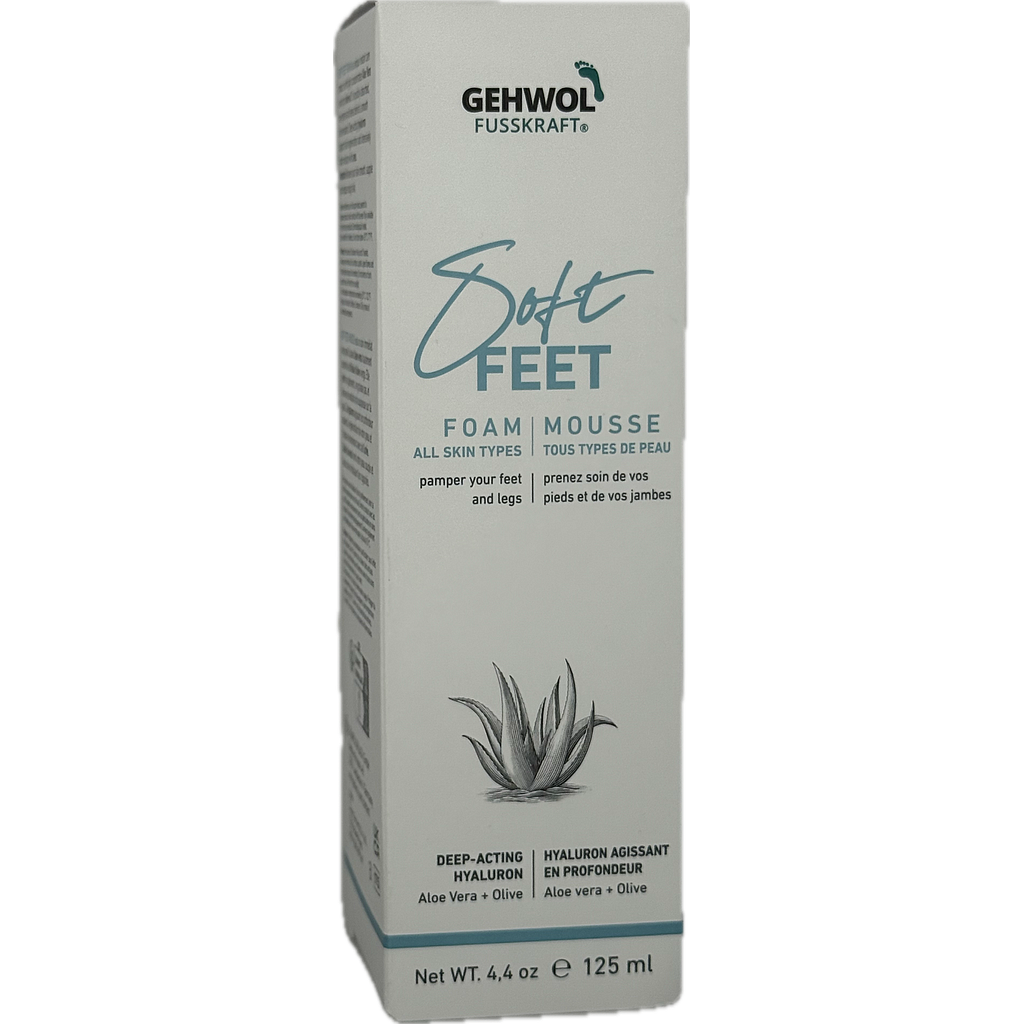 GEHWOL FUSSKRAFT® Soft Feet Mousse / Schiuma, GW FK SF Schaum GB/F/I/NL, 125ml