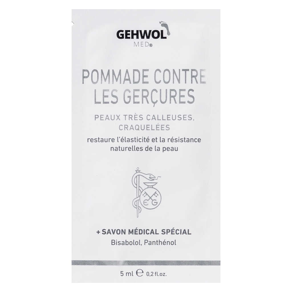 Echantillon GEHWOL MED® Pommade contre les gerçures / Schrunden Salbe, 5 ml 