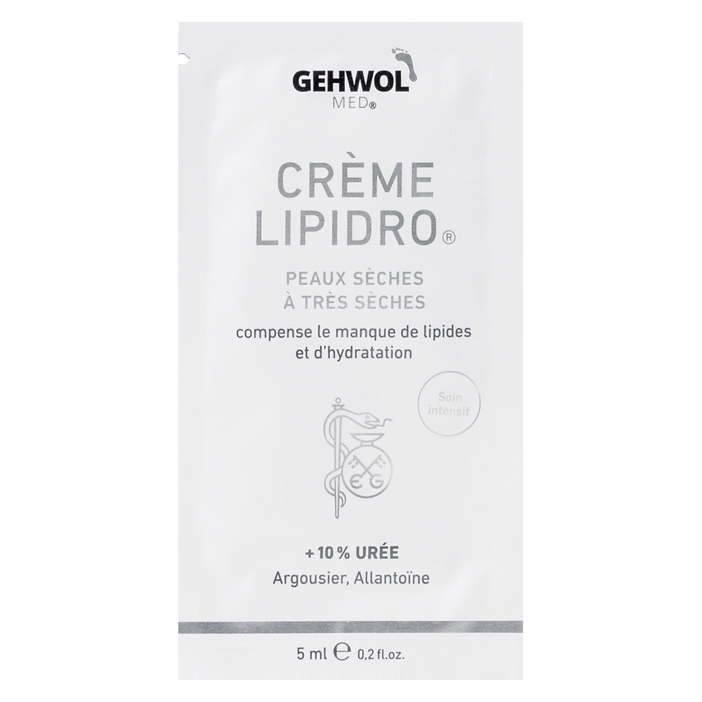 Echantillon GEHWOL MED® Lipidro® Crème, avec 10% urée, 5ml