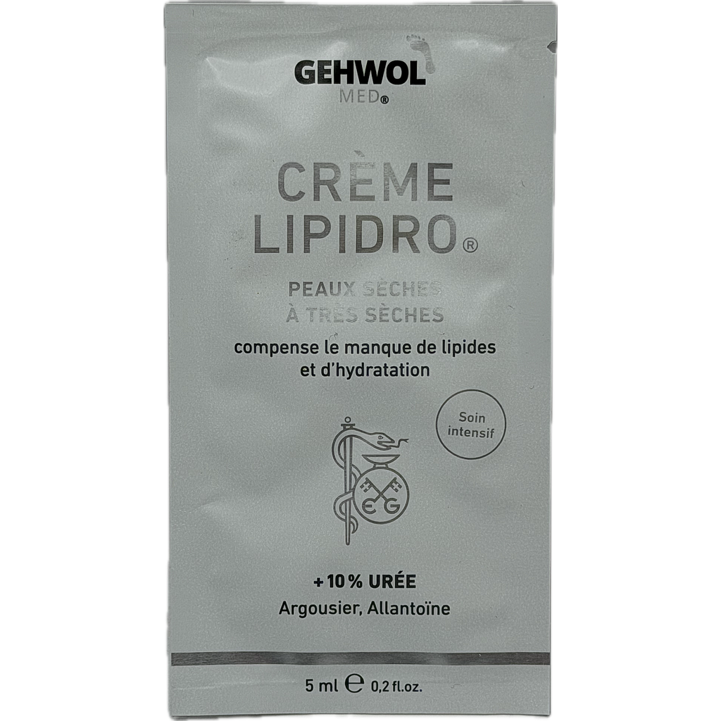 Echantillon GEHWOL MED® Lipidro® Crème / Lipidro® Creme, 10% Urea, 5ml