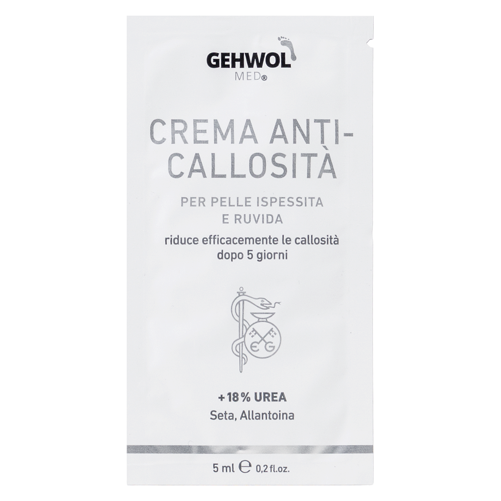 Campione GEHWOL MED® Crema anti callosità, con 18% Urea, GW MED Hornhaut Creme, mit 18% Urea, 5 ml