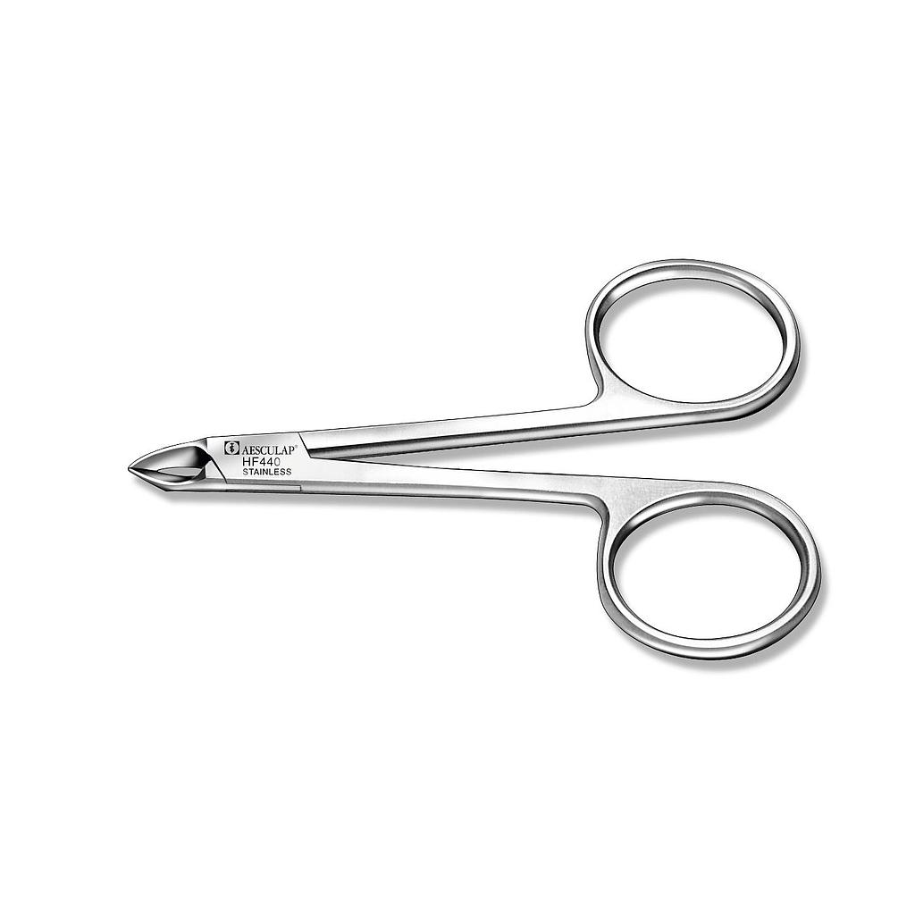 Aesculap® HF 440 R Nagelhautzange mit gewölbter Schneide, 8.5 cm