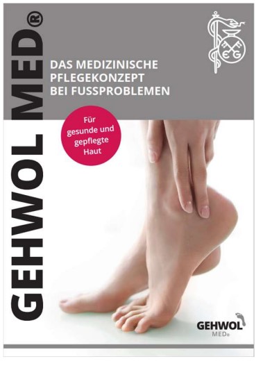GEHWOL® MED Broschüre / Produktlinienfolder MED, Breite 15 cm x Höhe 21 cm