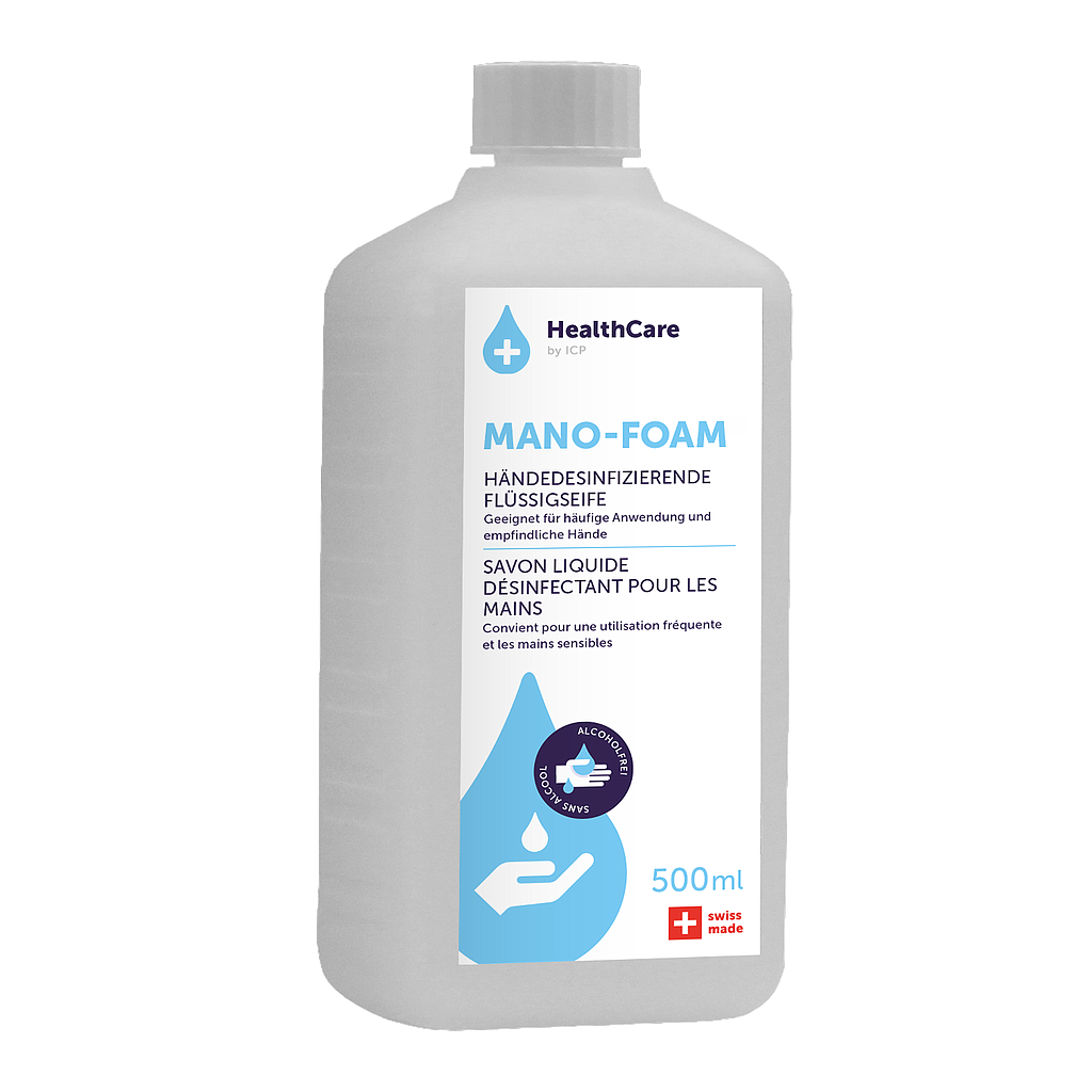 Mano-Foam von IC Products, Desinfizierende Schaumseife, 500 ml für Wanddispenser