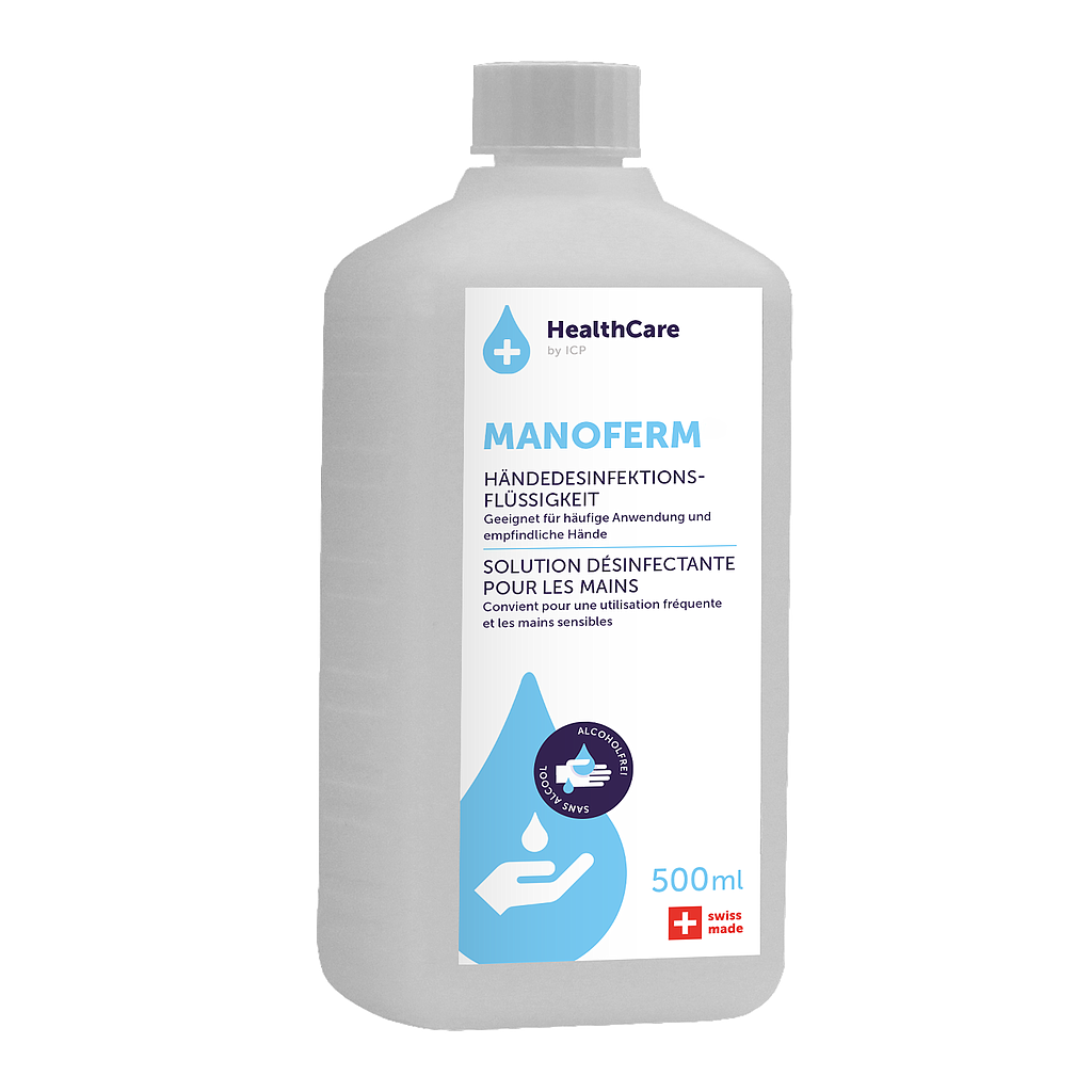 Manoferm® von IC Products, Hände-Desinfektionsmittel, 500 ml für Wanddispenser