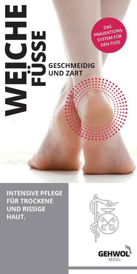 GEHWOL® MED Broschüre, Hydroarme Haut, Breite 10.5 cm x Höhe 21 cm