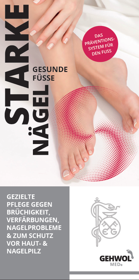 GEHWOL® MED Broschüre, Nagelpflege, Breite 10.5 cm x Höhe 21 cm