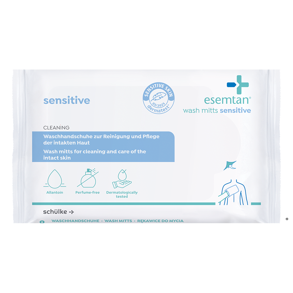 Schülke Esemtan® Waschhandschuhe Sensitive, 8 Stück