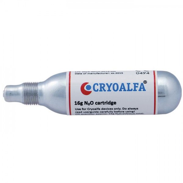 N2O Patrone zu Cryoalfa® Perfekt, 16 g, 10 Stück