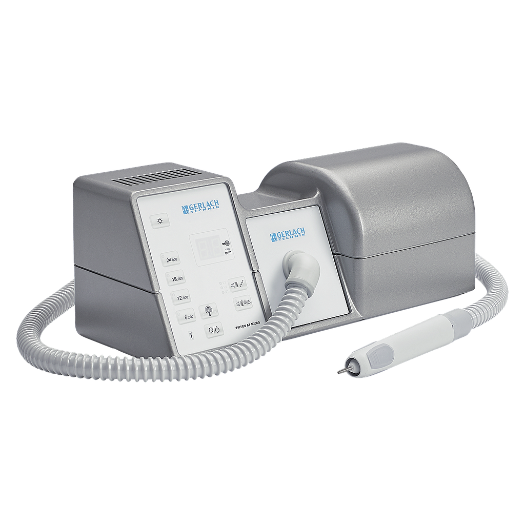 GERLACH TECHNIK Fusspflege-Absauggerät TRITON AT MICRO inkl. Handstück, platinsilber