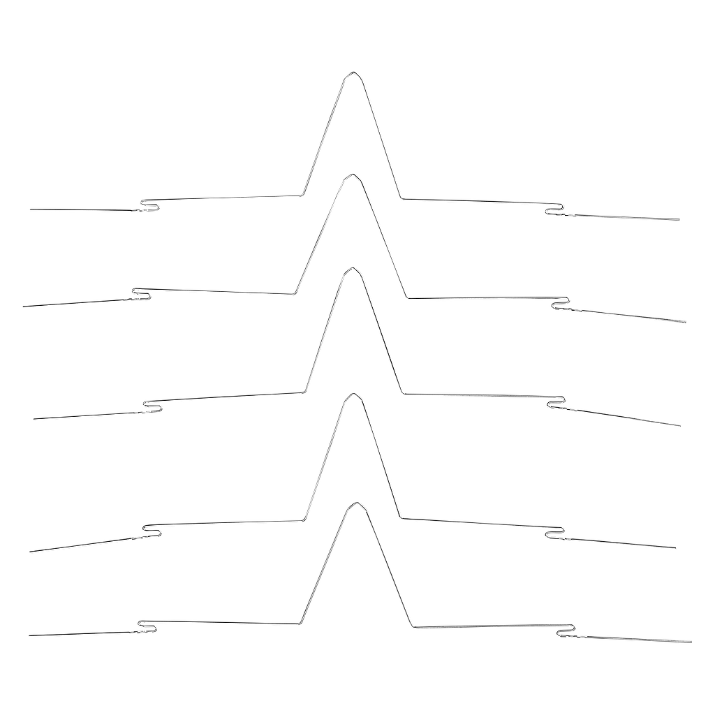 GTO-Spange 0,4 mm, 5 Stück