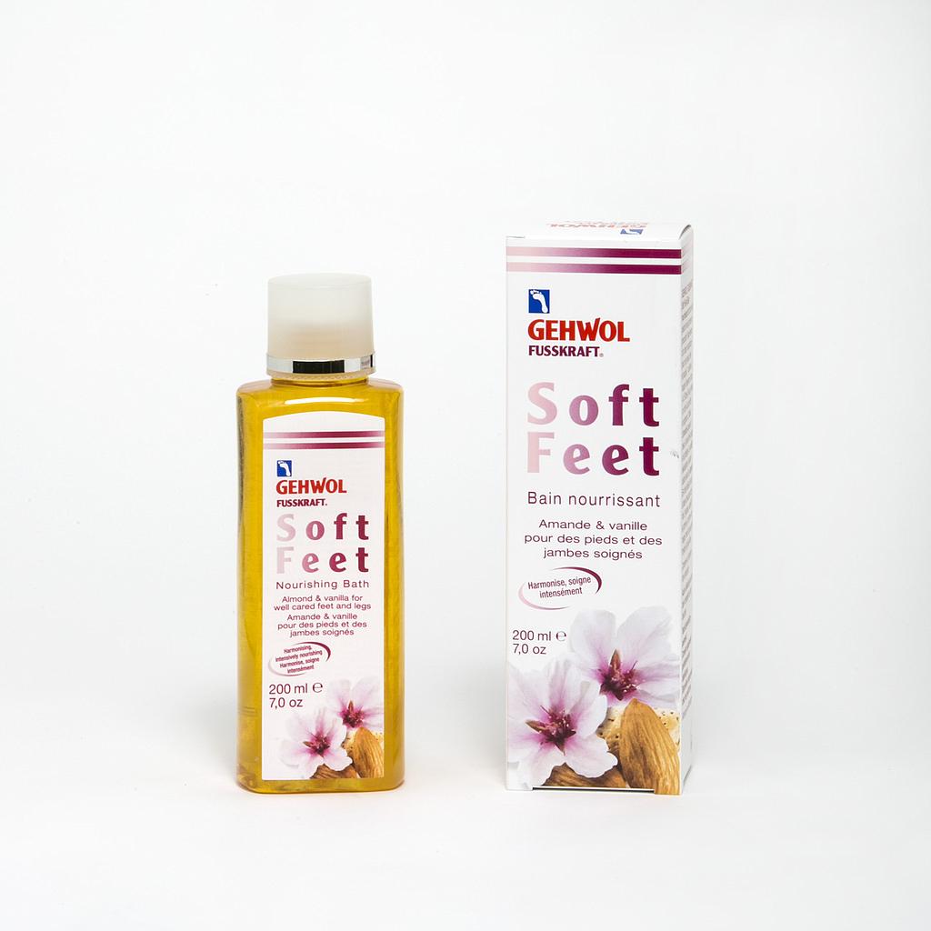 GEHWOL FUSSKRAFT®  SOFT FEET Bain nourrissant, GW FK Soft Feet Pflegebad, 200 ml GB/F