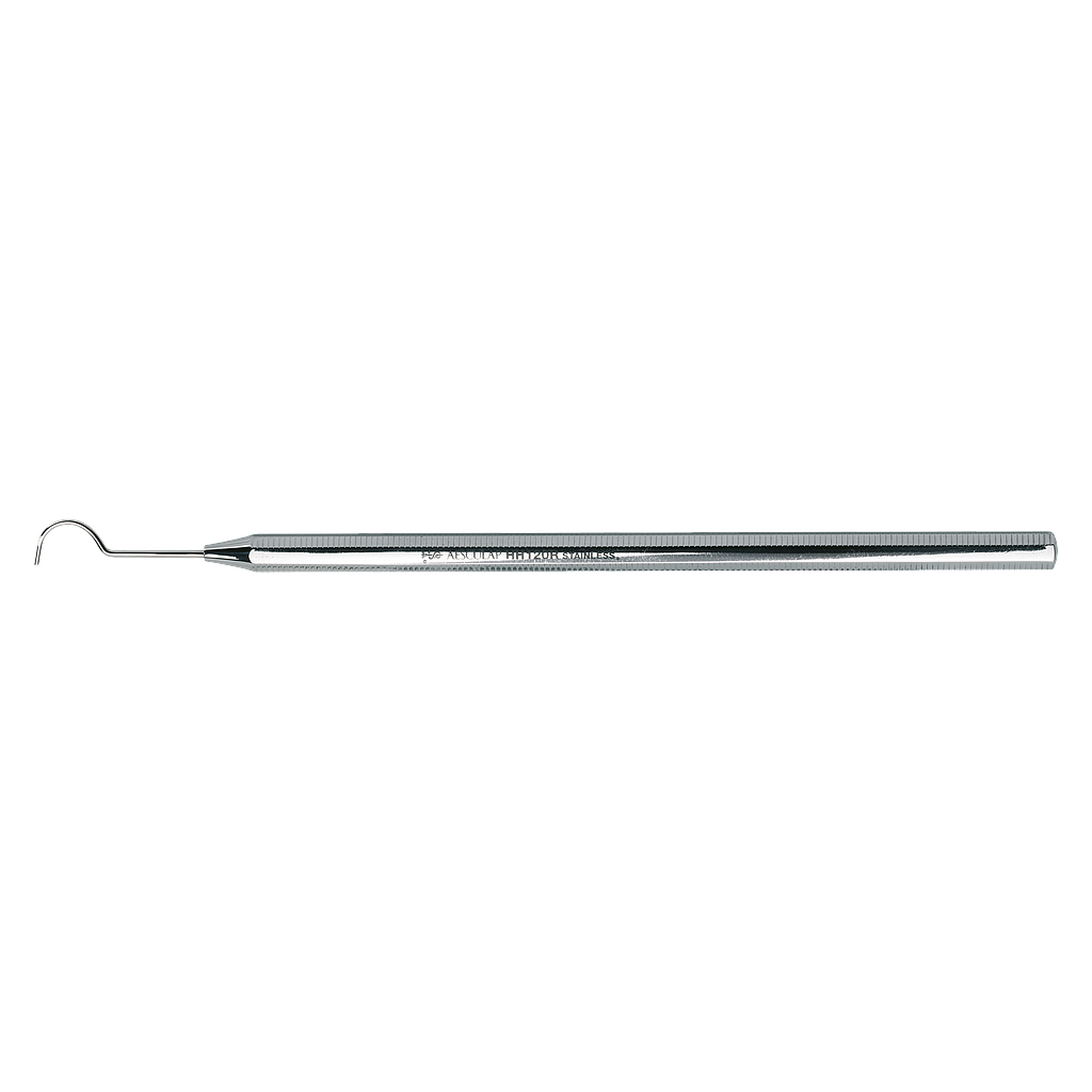 Aesculap® HH 120 Hornhauthaken stumpf 15 cm R