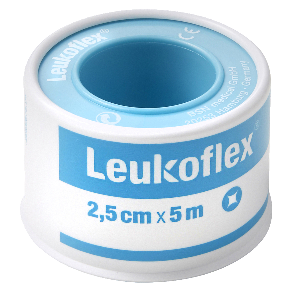 BSN Medical Leukoflex® Fixierpflaster, 5 m x 2.5 cm