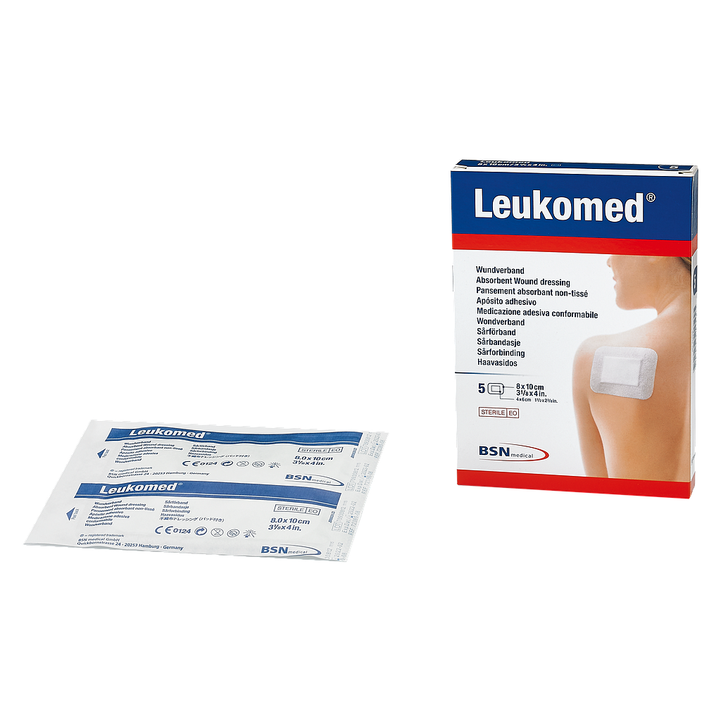 BSN Medical Leukomed® 7,2 cm x 5 cm, 5 Stück