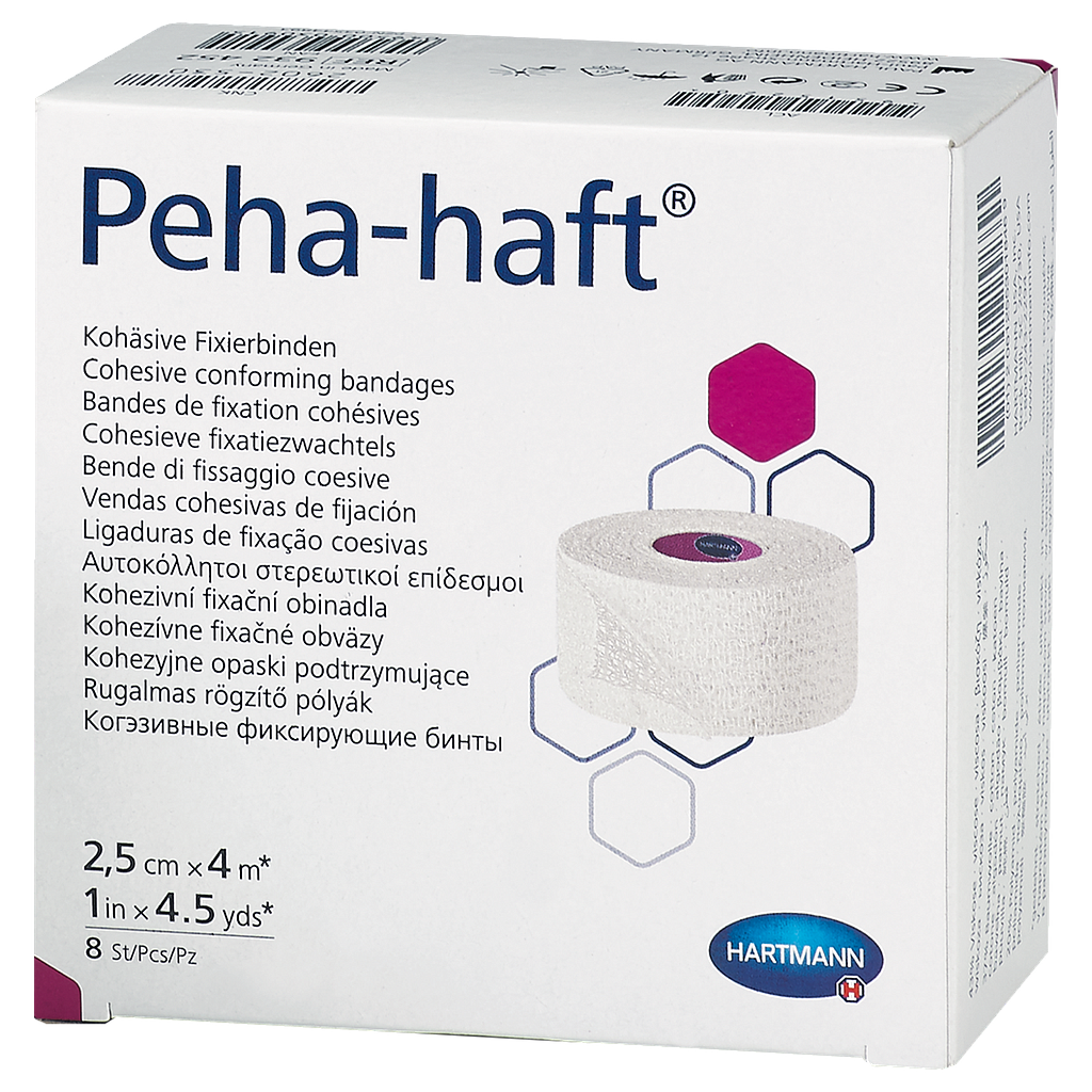 IVF Hartmann Peha-haft® Fixerbinde, 2.5 cm x 4 m, 8 Stück