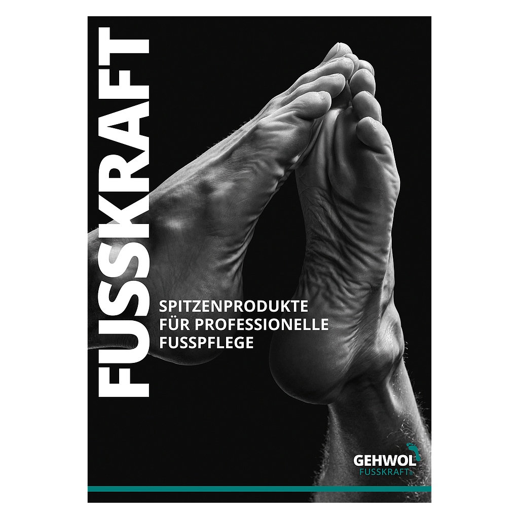 GEHWOL FUSSKRAFT® Plakat 'Spitzenprodukte', Format DIN A2 - 42 x 60 cm