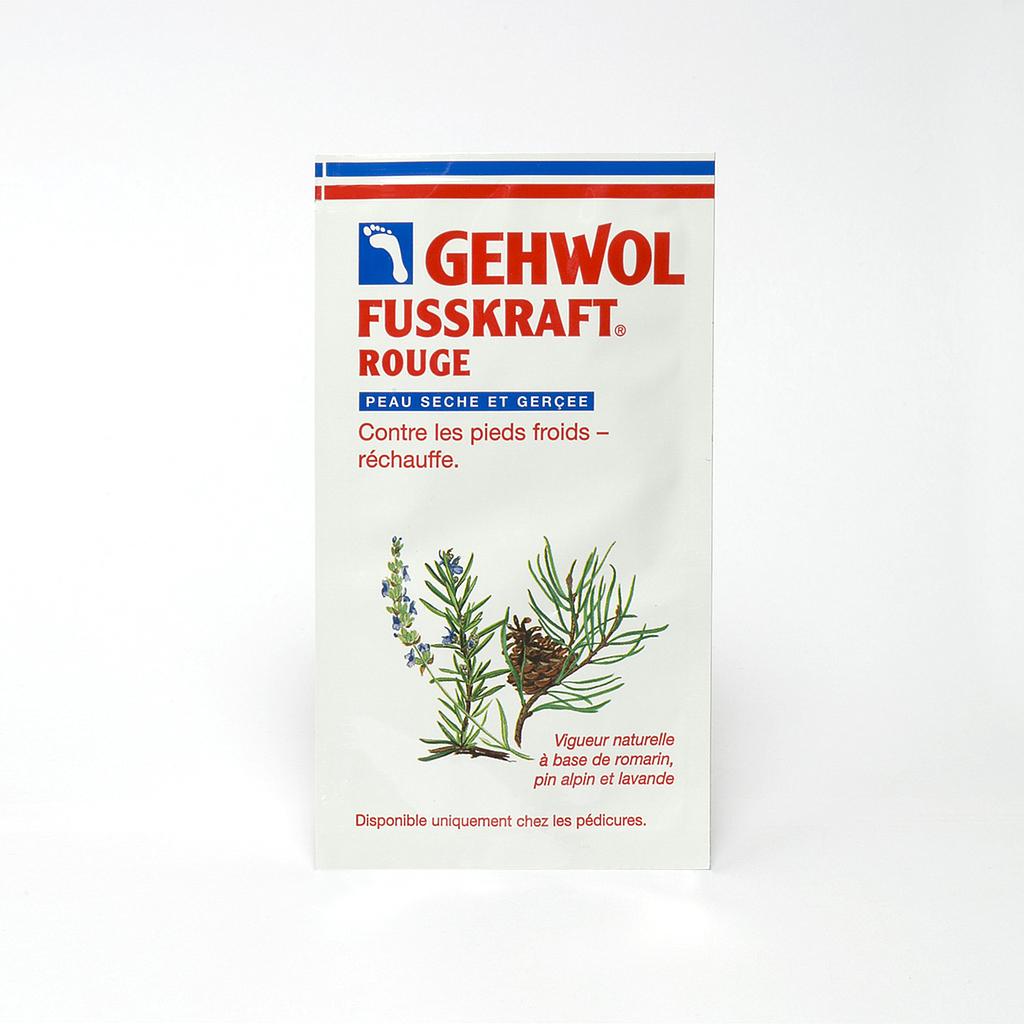 Echantillon GEHWOL FUSSKRAFT® rouge, peau seche et gercée, GW FK rot, 5 ml