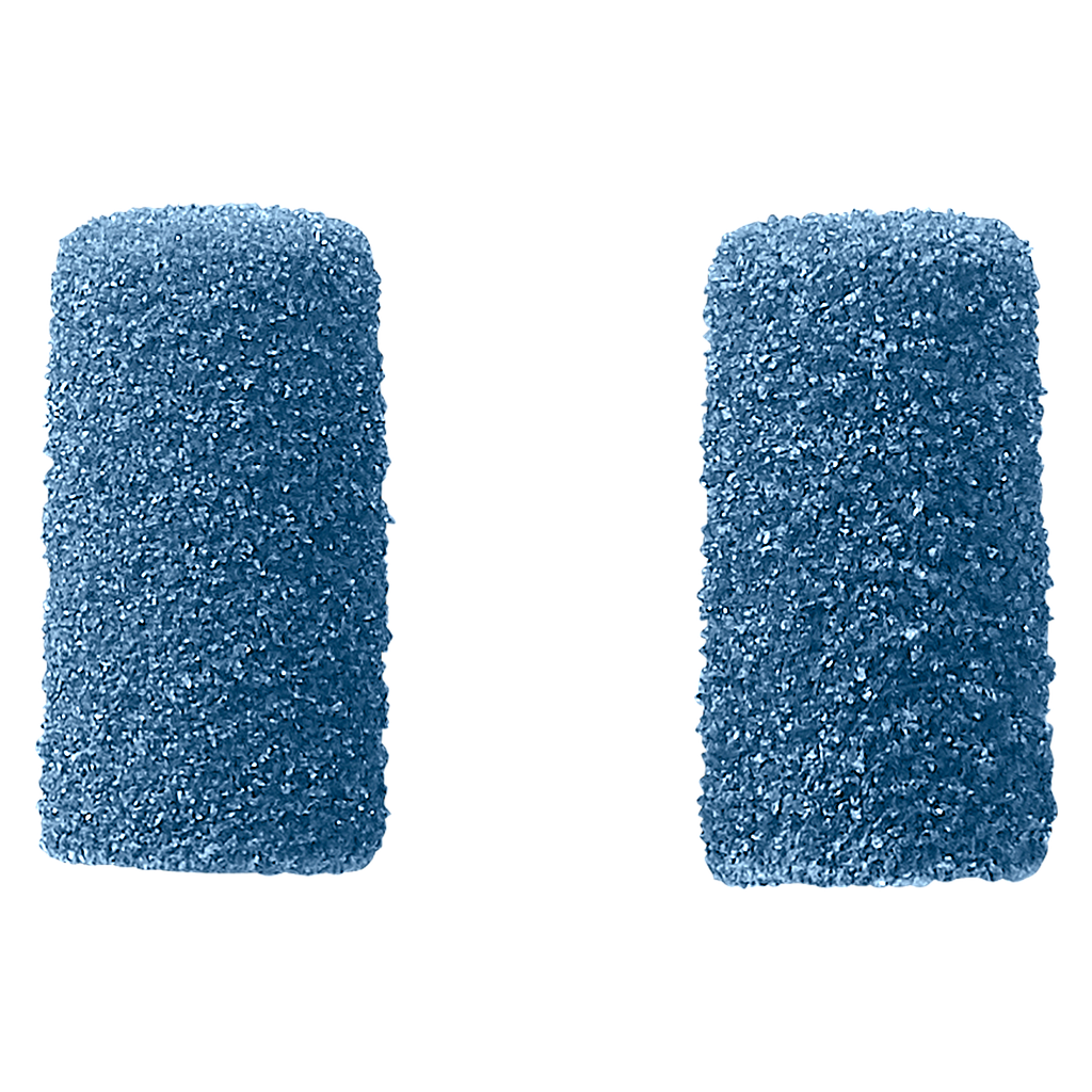 GEHWOL® Tech Schleifkappen Tonne 10 mm blau, extra grob, Länge 22 mm, 10 Stück