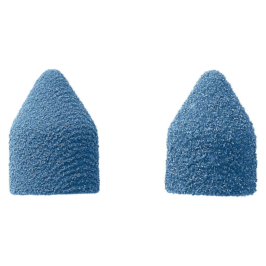 GEHWOL® Tech Schleifkappen Ø 13 mm blau, spitz, 10 Stück