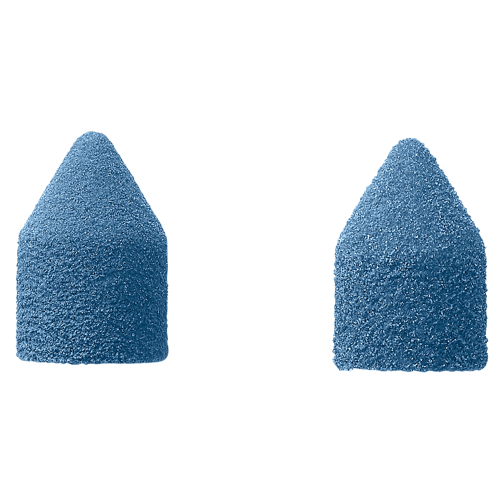 GEHWOL® Tech Schleifkappen Ø 16 mm blau, spitz, 10 Stück