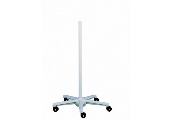 Gleit- oder Rollstativ, weiss für Luxo Circus Leuchte