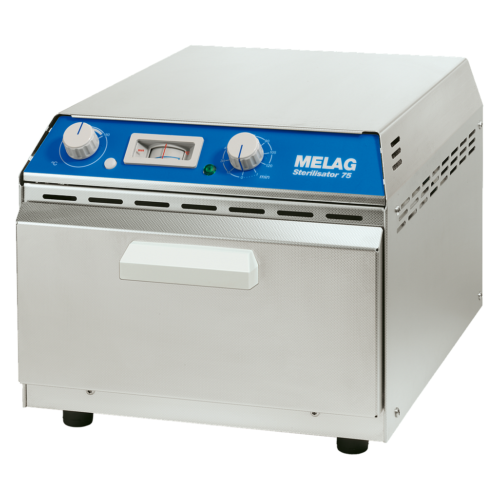 MELAG Umluft-Heissluftsterilisator M75.1, inkl. 2 Tabletts