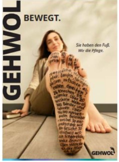 GEHWOL® Plakat 'Fussmanifest', Format DIN A2 - 42 x 60 cm