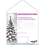 GEHWOL® Geschenkgutschein, mit Weihnachtsmotiv 'Echinacea', 10 Stück
